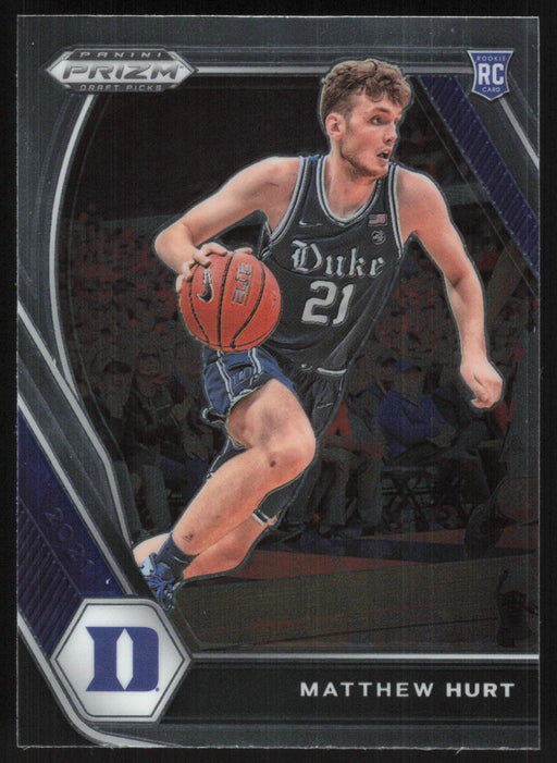 Matt Hurt 2021 Panini Prizm Draft Picks # 34 RC Duke Blue Devils - Collectible Craze America