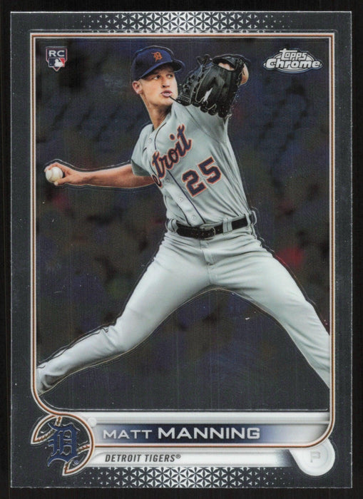 Matt Manning 2022 Topps Chrome # 57 RC Erie Seawolves - Base - Collectible Craze America