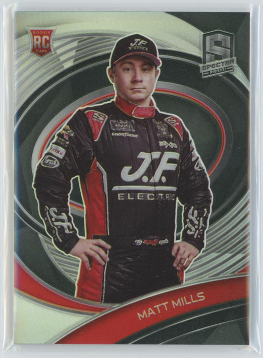 Matt Mills 2022 Panini Chronicles Racing Spectra # 45 Silver Prizm RC - Collectible Craze America