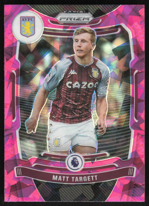 Matt Targett 2021 Panini Prizm Premier League # 125 Pink Ice Aston Villa - Collectible Craze America