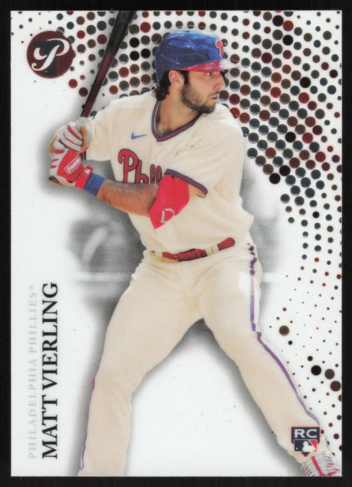 Matt Vierling 2022 Topps Pristine Baseball # 246 RC Philadelphia Phillies - Collectible Craze America