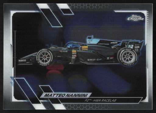 Matteo Nannini 2021 Topps Chrome Formula 1 # 132 F2 - HWA RACELAB - Collectible Craze America