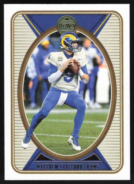 Matthew Stafford 2022 Panini Legacy Football Base # 52 Los Angeles Rams - Collectible Craze America