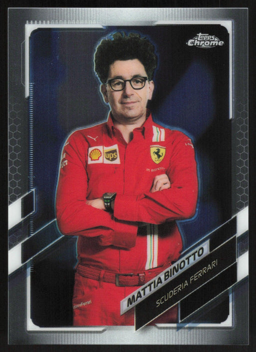 Mattia Binotto 2021 Topps Chrome Formula 1 # 83 Scuderia Ferrari - Collectible Craze America