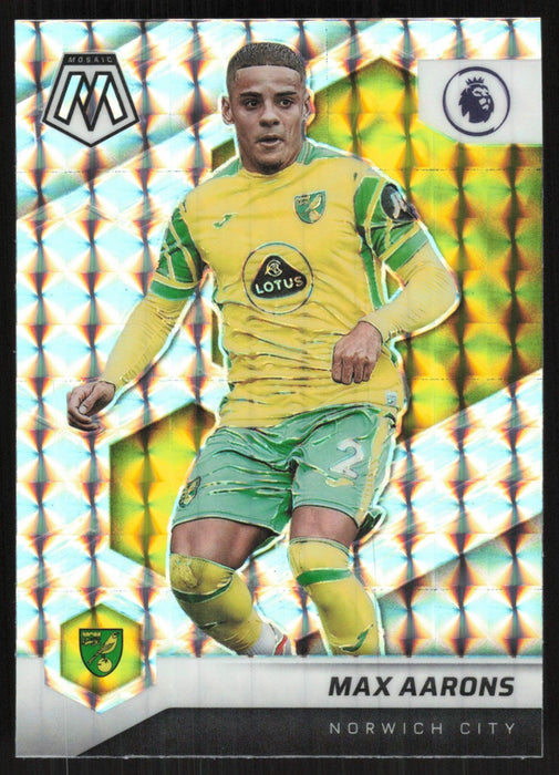 Max Aarons 2021 Panini Mosaic Premier League # 97 Silver Prizm Norwich City - Collectible Craze America