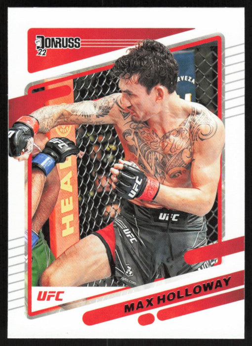 Max Holloway 2022 Panini Donruss UFC Base # 94 Featherweight - Collectible Craze America