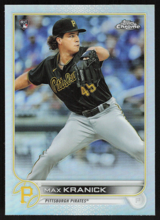 Max Kranick 2022 Topps Chrome # 144 RC Refractor Pittsburgh Pirates - Collectible Craze America