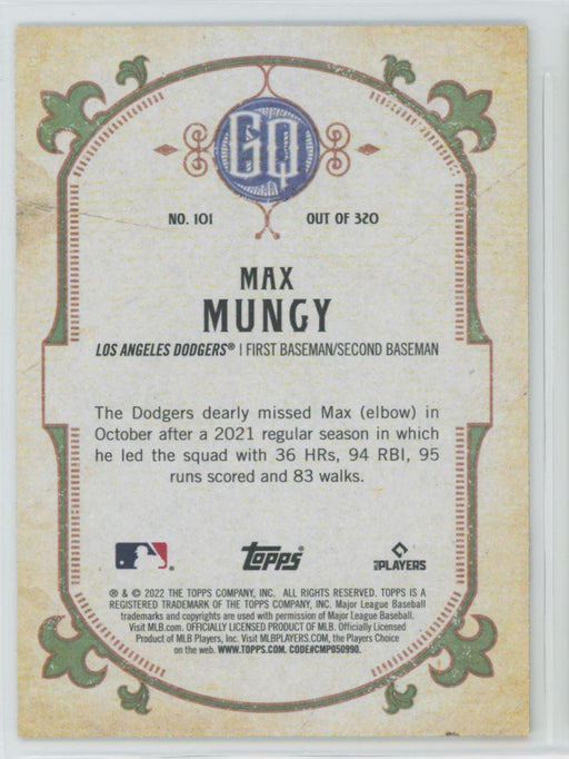 Max Muncy 2022 Topps Gypsy Queen # 101 Los Angeles Dodgers - Collectible Craze America