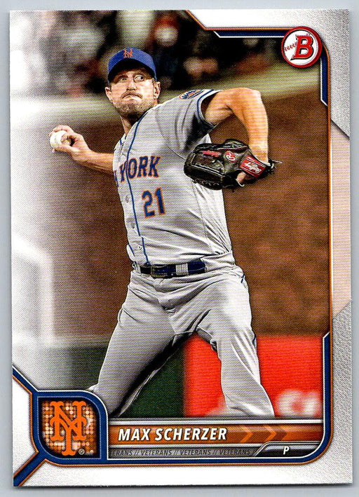 Max Scherzer 2022 Bowman # 91 New York Mets - Collectible Craze America