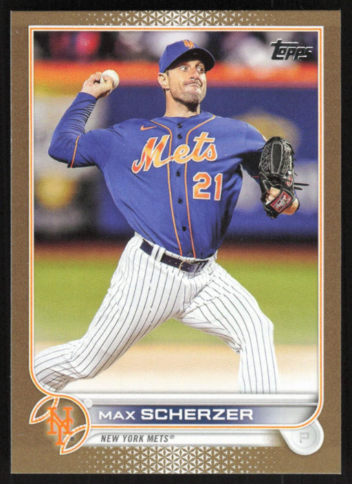 Max Scherzer 2022 Topps Update # US1 Gold 1248/2022 New York Mets - Collectible Craze America