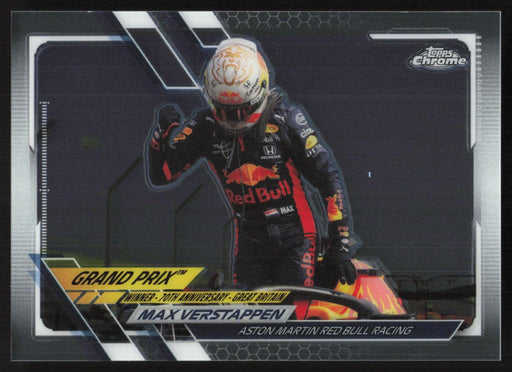 Max Verstappen 2021 Topps Chrome Formula 1 # 142 Aston Martin Red Bull Racing - Collectible Craze America