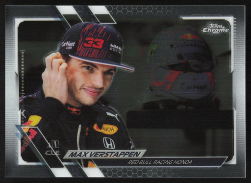 Max Verstappen 2021 Topps Chrome Formula 1 # 43 Red Bull Racing Honda - Collectible Craze America