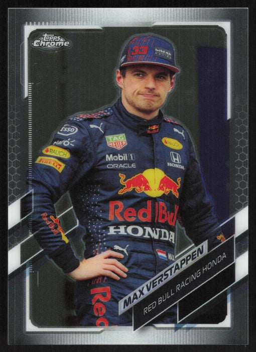 Max Verstappen 2021 Topps Chrome Formula 1 # 55 Red Bull Racing Honda - Collectible Craze America