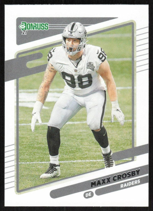 Maxx Crosby 2021 Donruss Football # 87 Las Vegas Raiders Base - Collectible Craze America