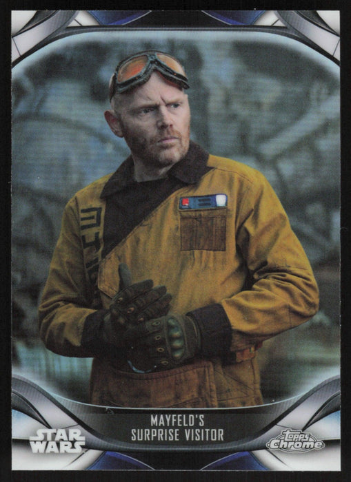 Mayfeld's Surprise Visitor 2022 Topps Chrome Star Wars Mandalorian # S2-38 Refractor - Collectible Craze America