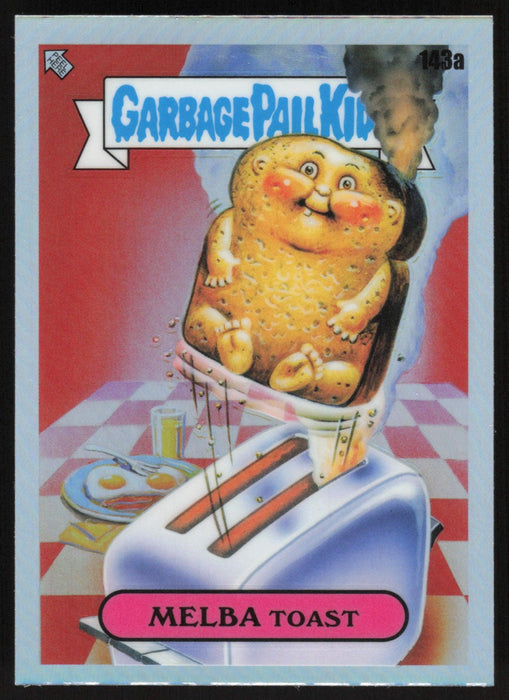 MELBA Toast 2021 Topps Chrome Garbage Pail Kids Original Series 4 # 143A Refractor - Collectible Craze America