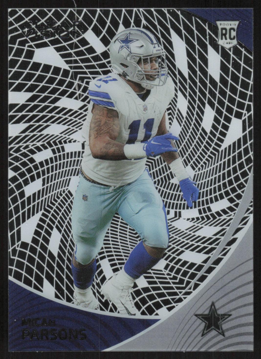 Micah Parsons 2021 Panini Chronicles Clear Vision # CVR-11 RC Dallas C —  Collectible Craze America