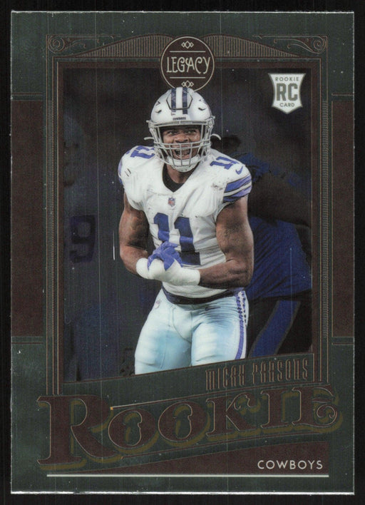 Micah Parsons 2021 Panini Chronicles Legacy # 210 RC Dallas Cowboys - Collectible Craze America