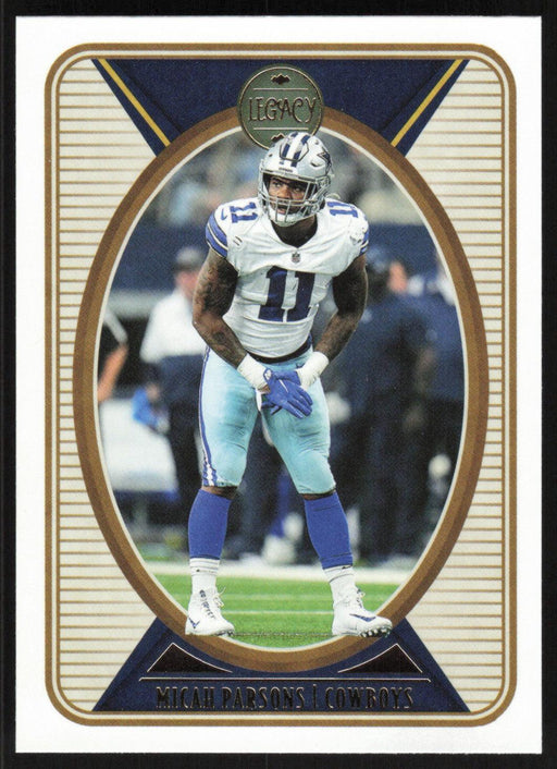 Micah Parsons 2022 Panini Legacy Football Base # 27 Dallas Cowboys - Collectible Craze America