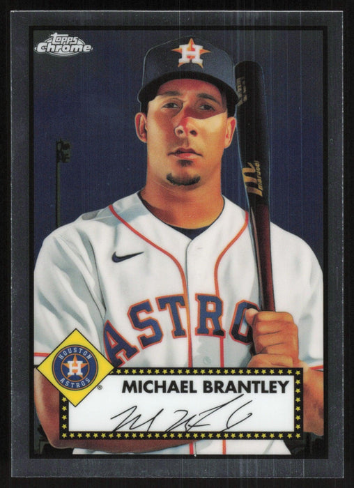 Michael Brantley 2021 Topps Chrome Platinum Anniversary # 423 Houston Astros - Collectible Craze America