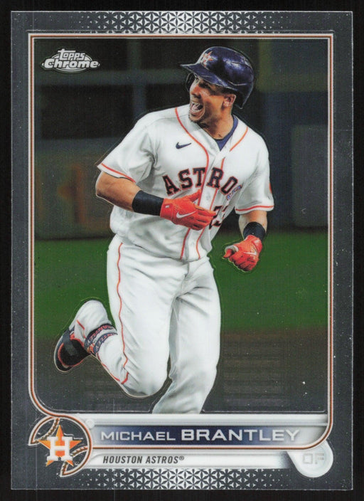 Michael Brantley 2022 Topps Chrome Baseball # 34 Houston Astros Base - Collectible Craze America