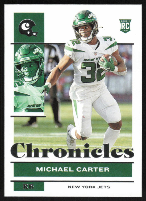 Michael Carter 2021 Panini Chronicles # 87 RC New York Jets Base - Collectible Craze America