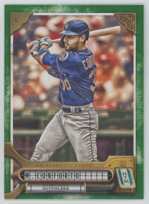 Michael Conforto 2022 Topps Gypsy Queen # 100 Green New York Mets - Collectible Craze America