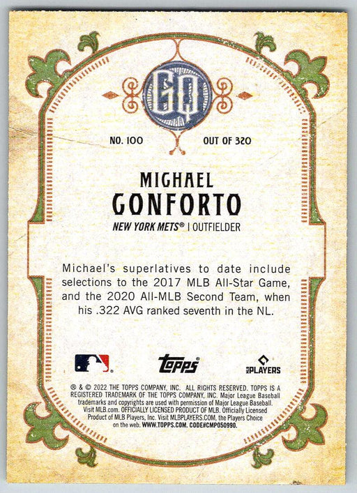 Michael Conforto 2022 Topps Gypsy Queen # 100 New York Mets - Collectible Craze America