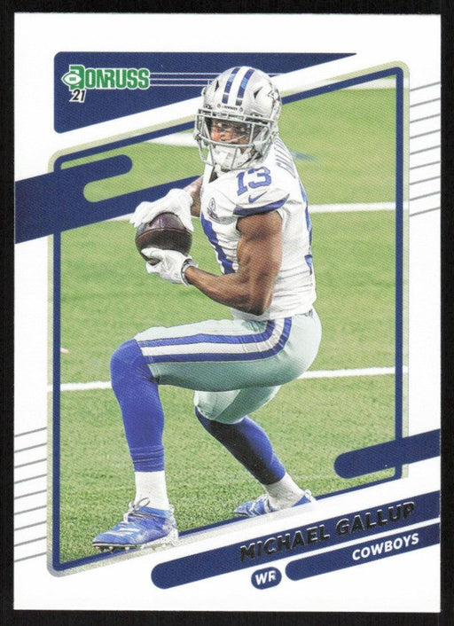 Michael Gallup 2021 Donruss Football # 192 Dallas Cowboys Base - Collectible Craze America