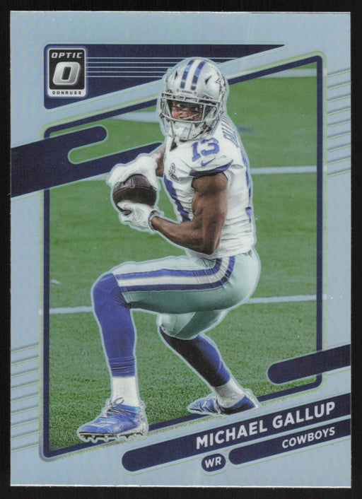 Michael Gallup 2021 Donruss Optic # 21 Silver Prizm Dallas Cowboys - Collectible Craze America