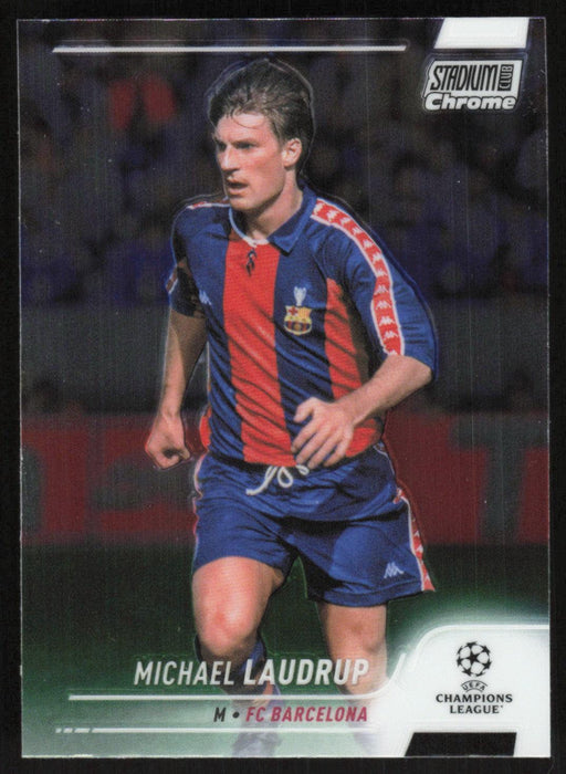 Michael Laudrup 2021 Topps Stadium Club Chrome UEFA Champions League # 13 FC Barcelona Base - Collectible Craze America