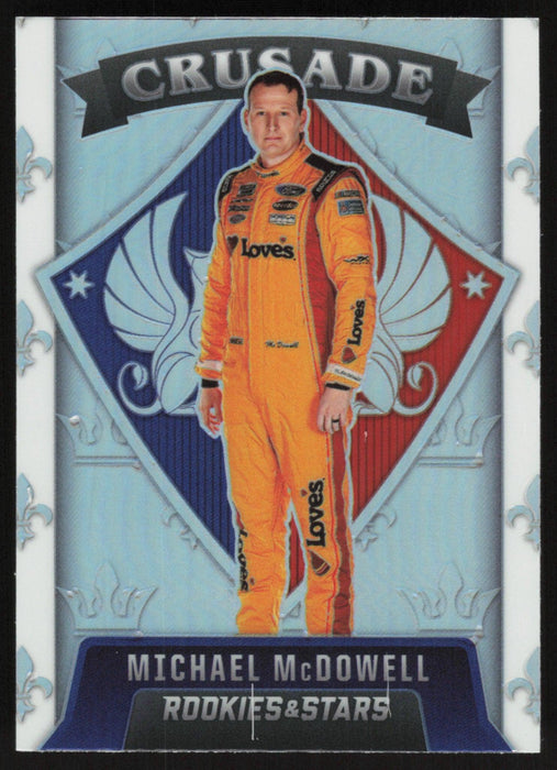 Michael McDowell 2022 Panini Chronicles Racing Crusade # 20 Silver Prizm - Collectible Craze America