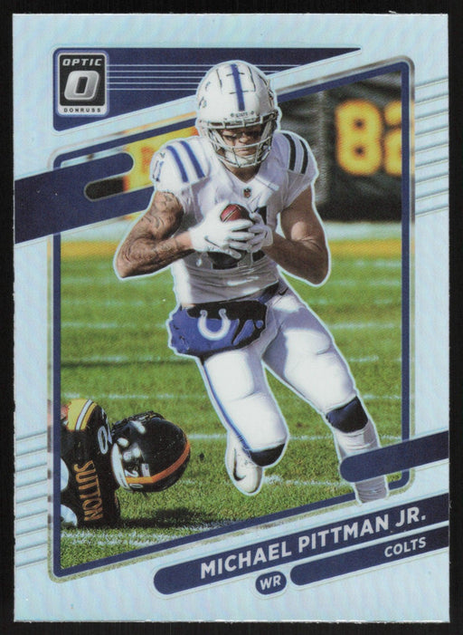 Michael Pittman Jr. 2021 Donruss Optic # 108 Silver Prizm Indianapolis Colts - Collectible Craze America