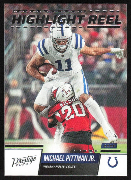 Michael Pittman Jr. 2022 Panini Prestige Highlight Reel # HR-20 Insert Indianapolis Colts - Collectible Craze America