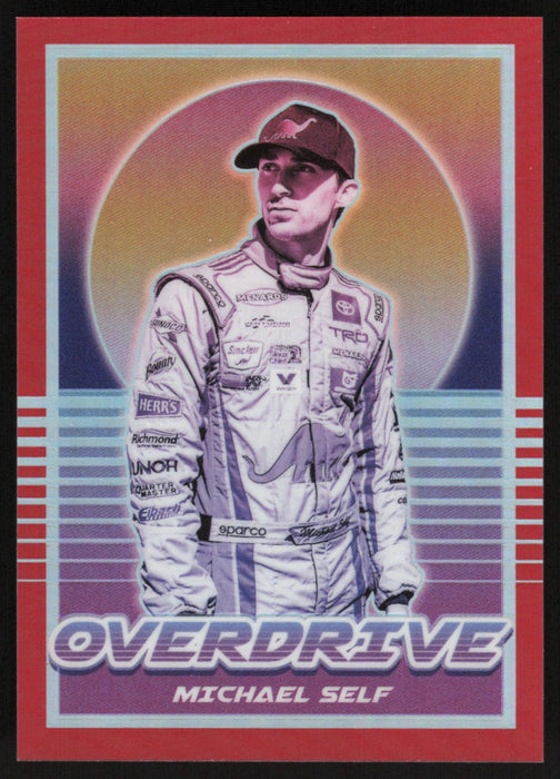 Michael Self 2022 Panini Chronicles Racing Overdrive # 19 Red 10/99 - Collectible Craze America