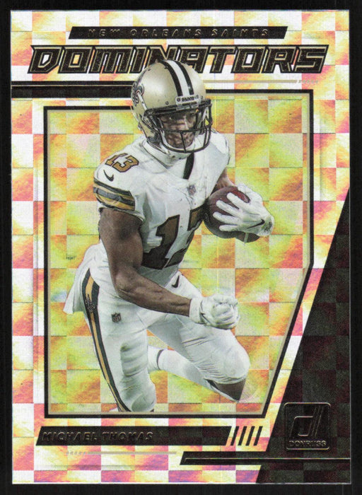 Michael Thomas 2021 Donruss Dominators # D22 New Orleans Saints - Collectible Craze America