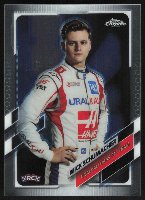 Mick Schumacher 2021 Topps Chrome Formula 1 # 17 RC Uralkali Haas F1 Team - Collectible Craze America