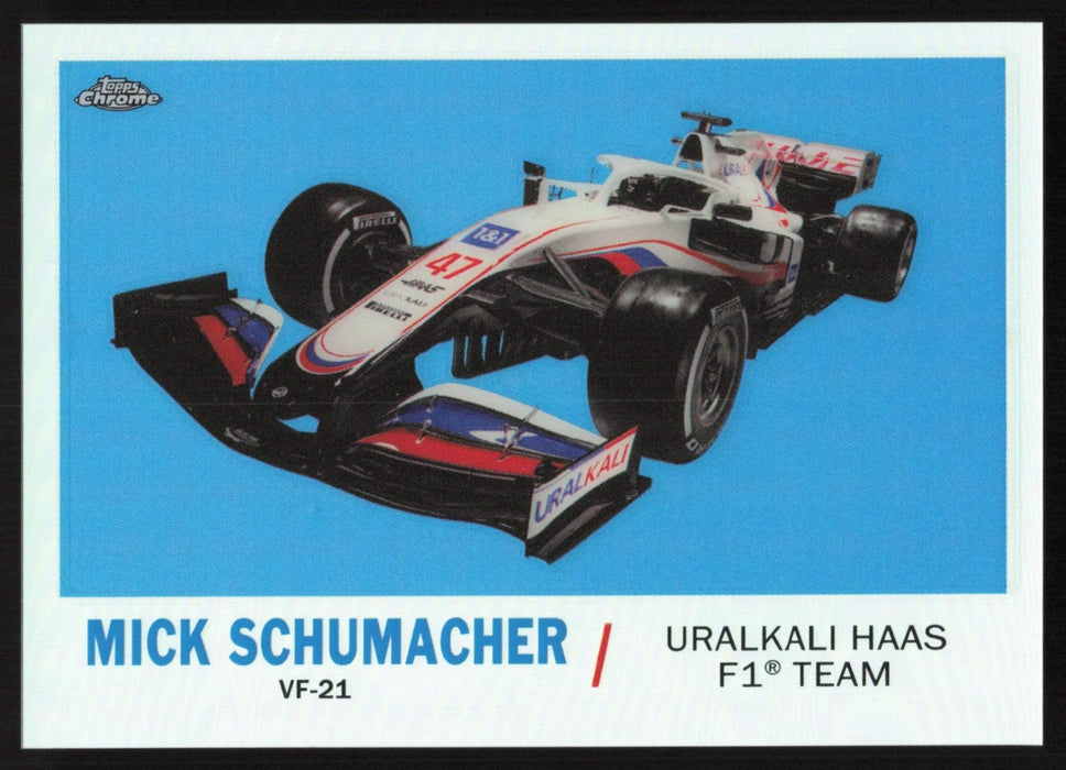 Mick Schumacher 2021 Topps Chrome Formula 1 1961 Topps Sports Cars # T61-MS Insert - Collectible Craze America