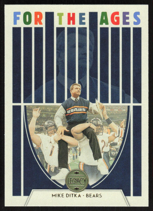 Mike Ditka 2022 Panini Legacy For The Ages # FA-19 Chicago Bears - Collectible Craze America