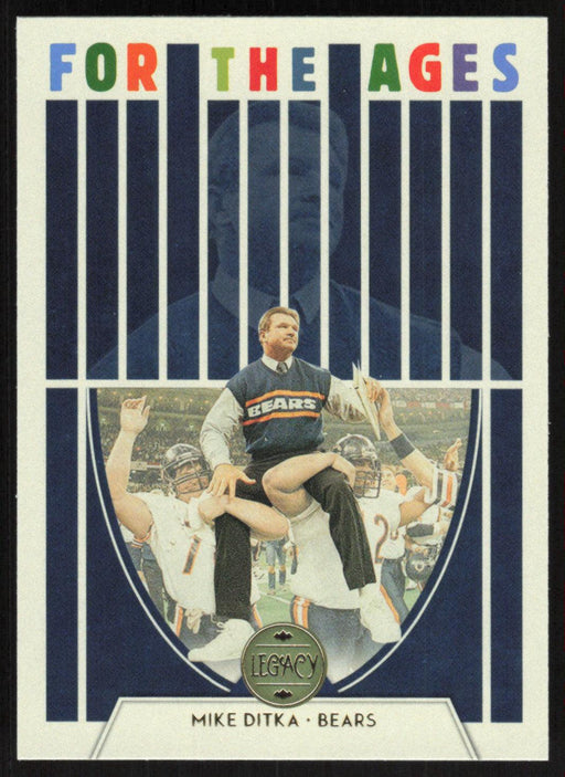 Mike Ditka 2022 Panini Legacy For The Ages # FA-19 Chicago Bears - Collectible Craze America