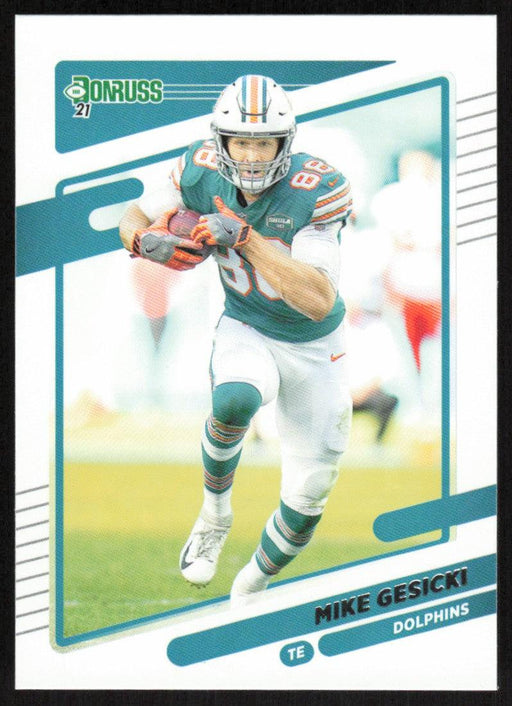 Mike Gesicki 2021 Donruss Football # 64 Miami Dolphins Base - Collectible Craze America