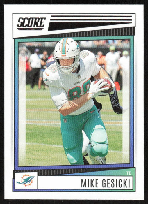 Mike Gesicki 2022 Panini Score Football # 273 Base Miami Dolphins - Collectible Craze America