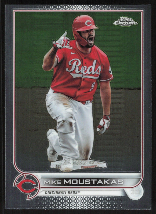 Mike Moustakas 2022 Topps Chrome Baseball # 56 Cincinnati Reds Base - Collectible Craze America