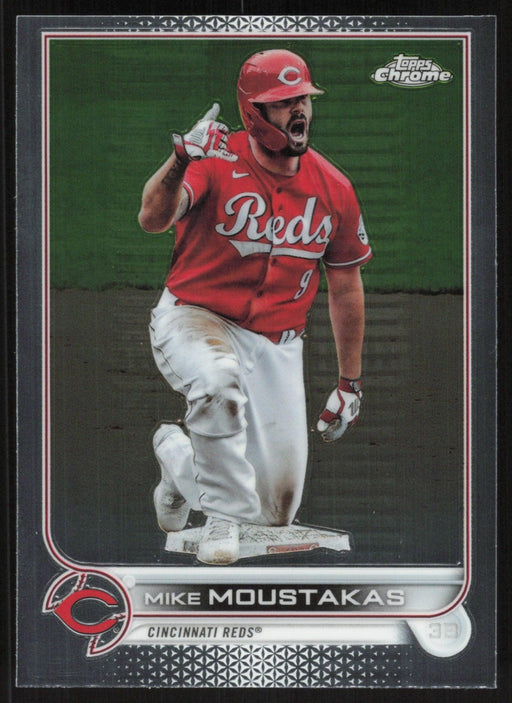 Mike Moustakas 2022 Topps Chrome Baseball # 56 Cincinnati Reds Base - Collectible Craze America