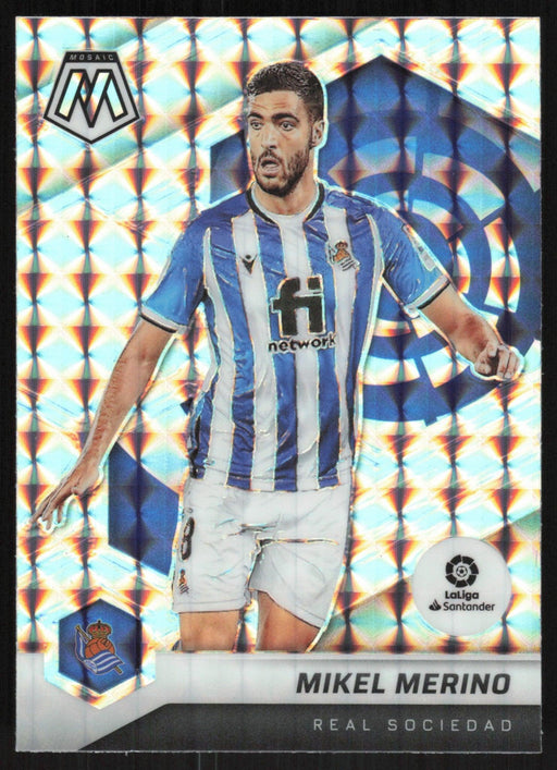 Mikel Merino 2021 Panini Mosaic La Liga # 176 Mosaic Prizm Real Sociedad - Collectible Craze America