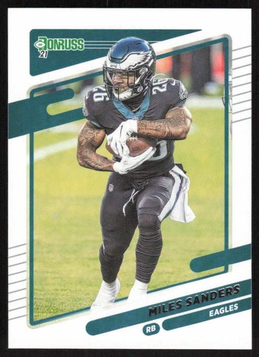 Miles Sanders 2021 Donruss Football # 109 Philadelphia Eagles Base - Collectible Craze America