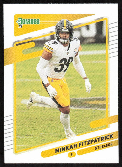 Minkah Fitzpatrick 2021 Donruss Football # 26 Pittsburgh Steelers Base - Collectible Craze America