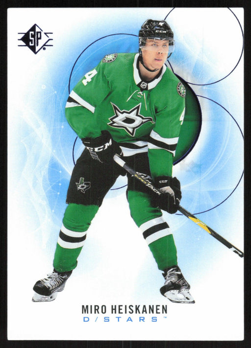 Miro Heiskanen 2020 SP Hockey # 46 Dallas Stars Blue Parallel - Collectible Craze America