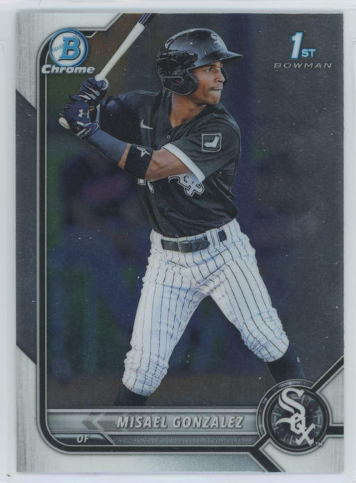 Misael Gonzalez 2022 Bowman Chrome Prospects # BCP-4 1st Bowman Chicago White Sox - Collectible Craze America