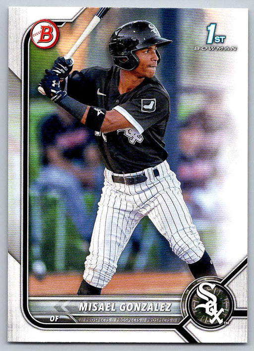 Misael Gonzalez 2022 Bowman Prospects # BP-4 1st Bowman Chicago White Sox - Collectible Craze America